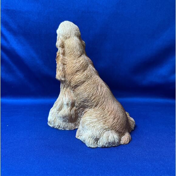 Encore Living Stone Fawn Cocker Spaniel Realistic Figurine - Picture 4 of 8